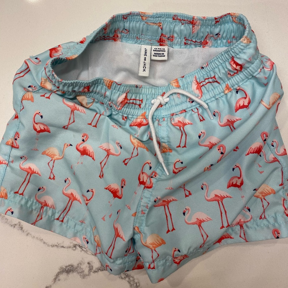 Janie and Jack Baby Swim Trunks 12-18 months